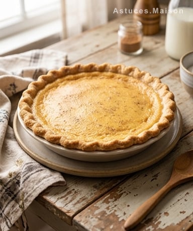 Tarte à la crème façon Amish : le dessert qui fond en bouche