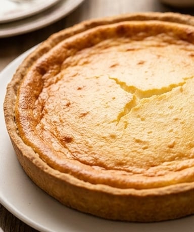 Tarte alsacienne au fromage blanc : le nuage doré qui fond en bouche
