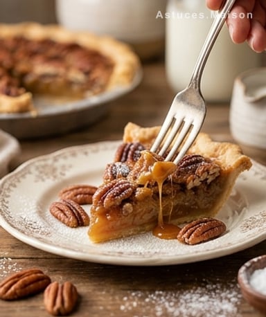 Tarte aux noix de pécan et caramel : le dessert qui fait fondre les cœurs (sans prise de tête)