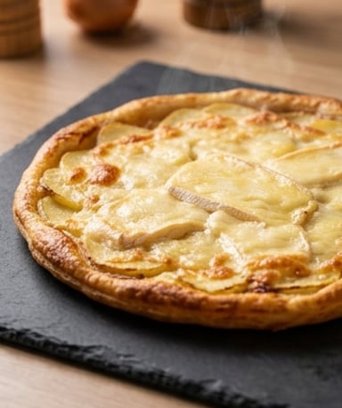 Tarte fine reblochon-pommes de terre : le croustillant qui fait fondre les montagnes