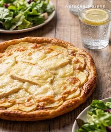Tarte fine reblochon-pommes de terre : le croustillant qui fait fondre les montagnes
