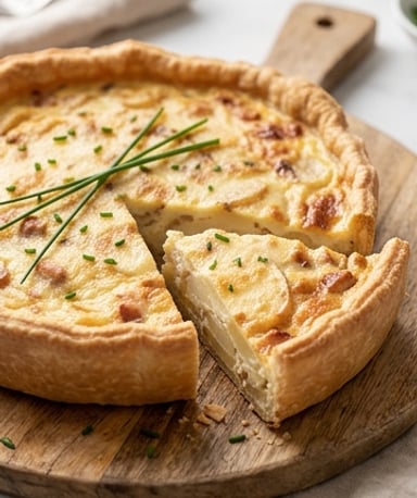 Tarte Paysanne Rustique : Recette Gourmande aux Pommes de Terre