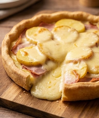 Tarticlette : la tarte raclette fondante et croustillante