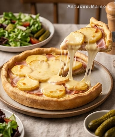Tarticlette : la tarte raclette fondante et croustillante