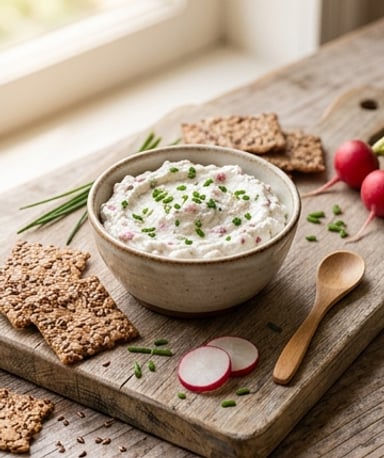 Tartinade de radis à la ciboulette : fraîcheur légère pour l’apéro