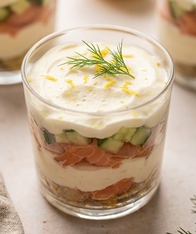 Tiramisu salé au saumon fumé : l’entrée fraîche qui épate sans effort