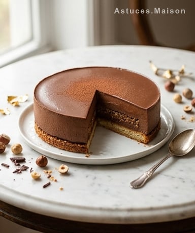 Trianon Royal : l'entremets chocolat qui murmure à vos sens