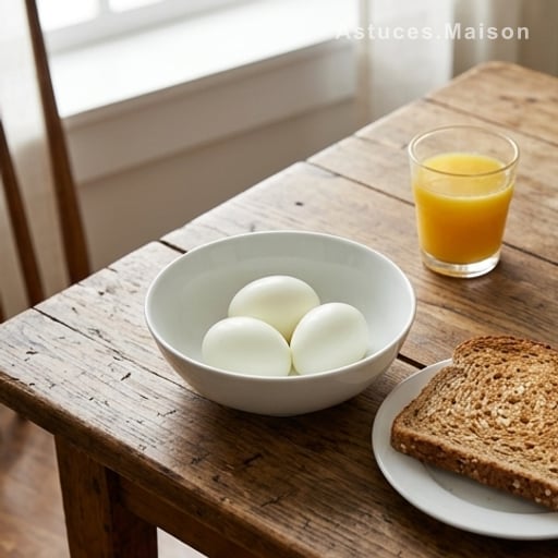 Œufs durs au petit-déj : 4 effets concrets sur ton corps en 1 mois