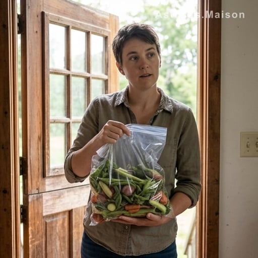Un sac de nourriture mystérieux sur ton paillasson : que faire ?