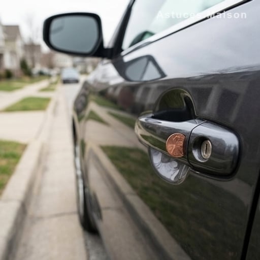 Une pièce dans la poignée de ta voiture ? Voici ce que ça cache vraiment
