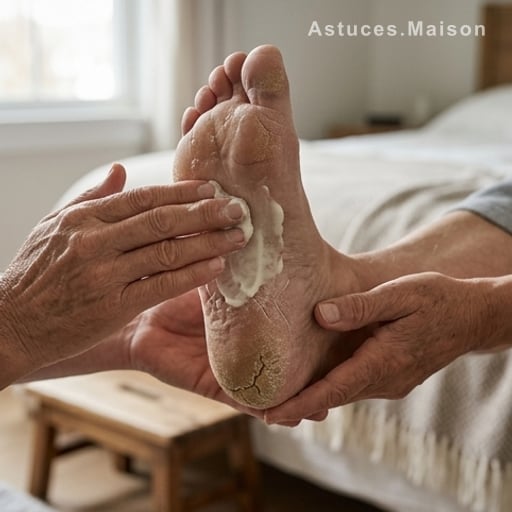 Une pomme de terre pour des talons lisses