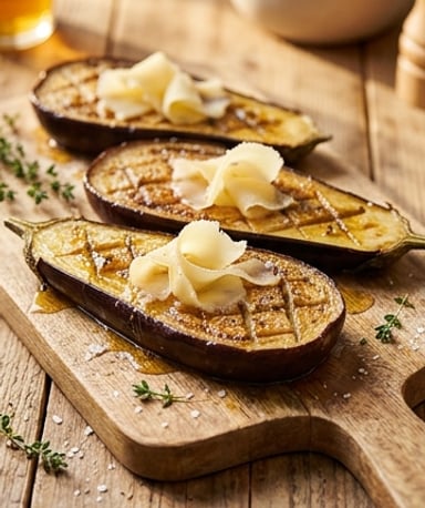 Aubergines rôties au miel et Tête de Moine : le duo qui fait voyager