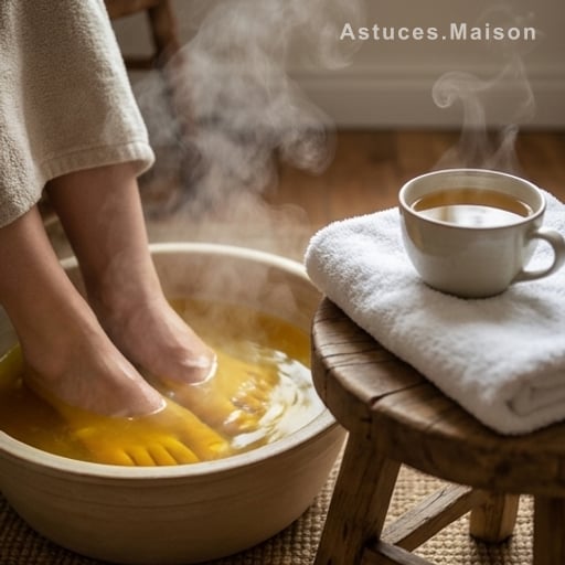 La recette du bain de pieds au curcuma : mode d’emploi