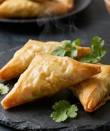 Bricks croustillantes poulet-curry-pomme : le duo sucré-salé qui surprend