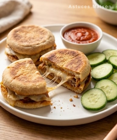 Burgers-pizza croustillants : le goûter qui sauve les soirs de folie
