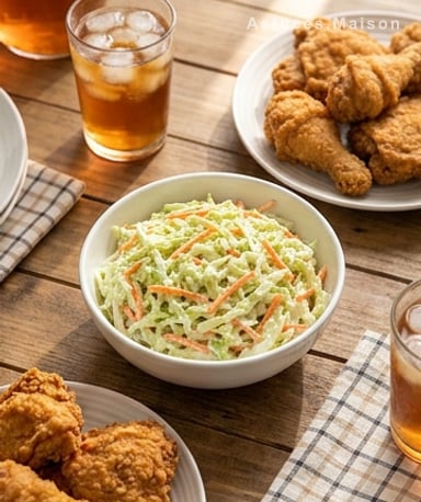 Coleslaw façon KFC : la salade croquante qui vole la vedette