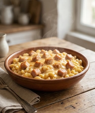 Coquillettes au fromage et dés de dinde : le réconfort en 25 minutes