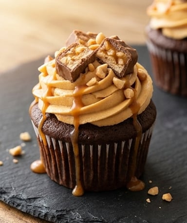 Cupcakes Snickers : le dessert qui explose de gourmandise