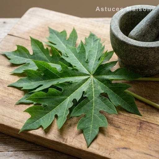 Feuilles de papaye pour les cheveux : le remède naturel qui fait pousser plus vite (mais attention !)