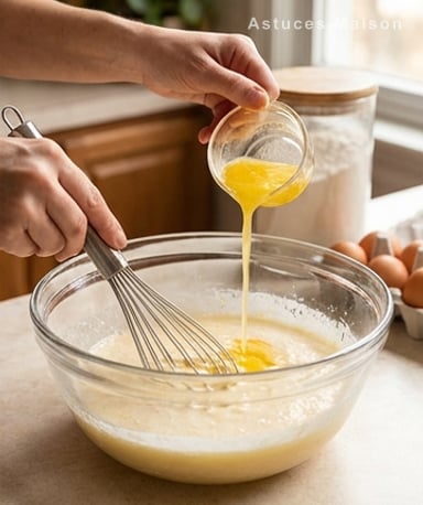 Une pâte qui se prépare en un clin d'œil
