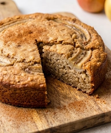 Gâteau moelleux pommes-bananes : le dessert healthy qui trompe tout le monde