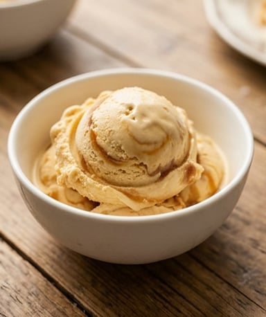 Glace au caramel maison : crémeuse comme en glacier, sans sorbetière ni crème