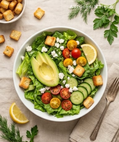 Salade fraîcheur qui claque grâce à SA sauce (le vrai secret)