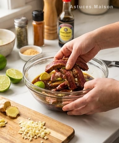 La marinade : le secret d'un bœuf qui a du caractère