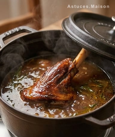 La touche finale : une sauce brillante et parfumée