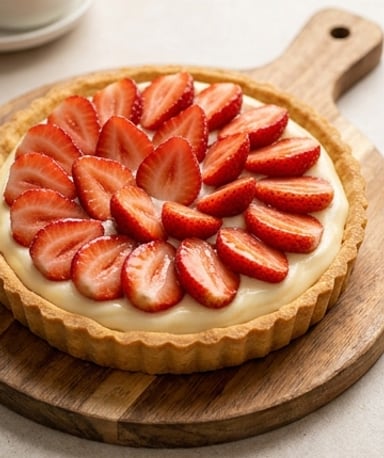Tarte aux fraises crémeuse : le dessert qui fait briller les yeux (et les papilles)