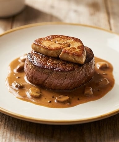 Tournedos Rossini revisité : le steak qui murmure au foie gras