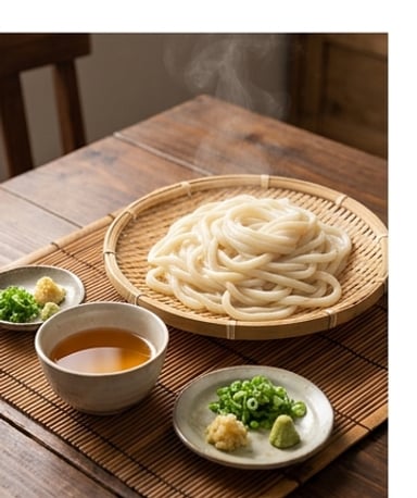 Udon froids à tremper : la fraîcheur japonaise en 15 minutes